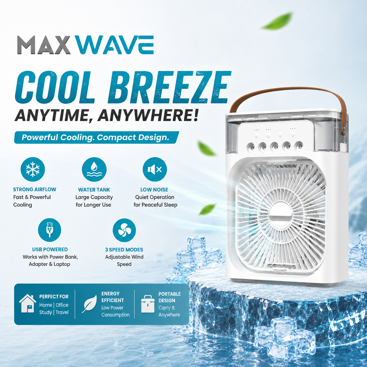 Portable Mini Air Cooler Fan